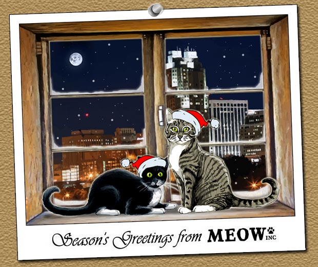 Season's Greetings from Meow Inc.